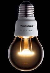 Obrzek: LED „rovka“ s imitac vlkna Panasonic zapnut