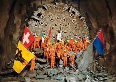 LAPP KABEL byl pi rab Gotthardskho tunelu