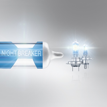 Halogenov roveky Night Breaker Laser poskytuj oproti standardnm rovkm o 130 procent vce svtla