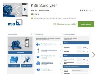 APlikace KSB Sonolyzer ke staen na Google Play