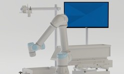 Kolaborativn robot Universal Robots v kombinaci s flexibilnm vibranm podavaem Asycube a kamerou