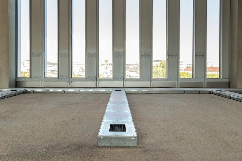 Zapuštěný podlahový systém