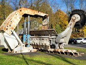 D�ln� kombajn a kr��ej�c� v�ztu� v hornick�m muzeu Landek Park. Foto &copy; TZB-info