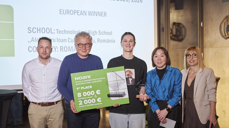 Pátý ročník soutěže Noark plní sny školám vyhrál rumunský tým Pátý ročník soutěže Noark plní sny školám vyhrál rumunský tým