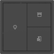 Ovládací prvky Tile 1 až 8násobný, s displejem a zvonkem