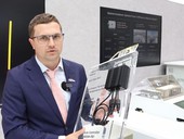 Daniel Krysl, Solution Manager Huawei Digital Power, na veletrhu Intersolar Europe 2026. Zdroj: estav.tv