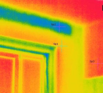 termovizn men termostep  plsn a vlhkost v interiru
