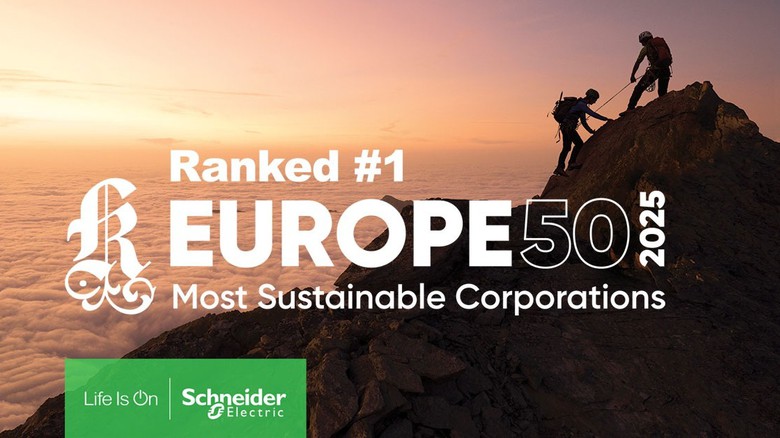 Schneider Electric získal titul nejudržitelnější společnosti v Evropě od Corporate Knights